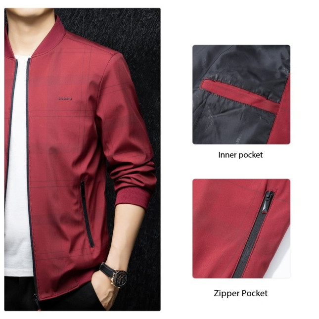 Crocodile Classic Red Urban Jacket C65152014-15